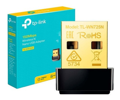 Adaptador Usb Tp-link Nano Inalambrico Tl-wn725n 150 Mbps