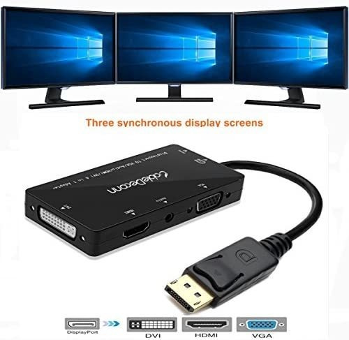 Adaptador Multipuerto Displayport  4 En 1 