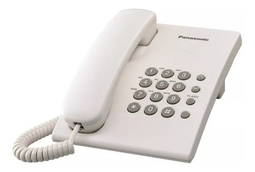 Panasonic Kx-ts500mew Teléfono Alámbrico Básico Sin Memorias