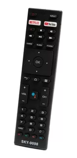 Controle Remoto Compatível Jvc Smart Tv 4k Netflix Youtube
