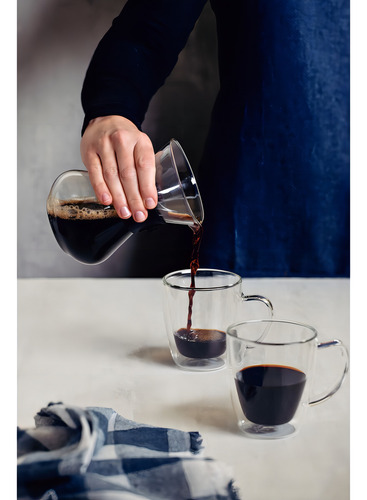 Cafetera Tramontina Con Colador Acero Inoxidable 400 Ml