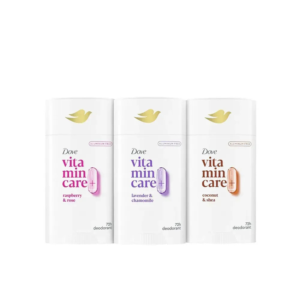 Combo Dove Desodorante Raspberry + Coconut + Lavanda 74g