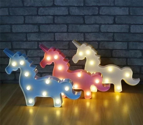 Luces Led Unicornio Regalo Cartel Luminoso Velador Oferta Ya