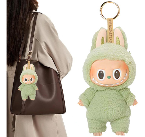 Labubu Llaveros De Peluche Juguetes Bebes Para Niño Color A-verde