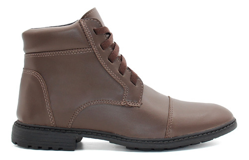 Bota Masculina Coturno Casul Botina Em Couro Oferta Envio Já