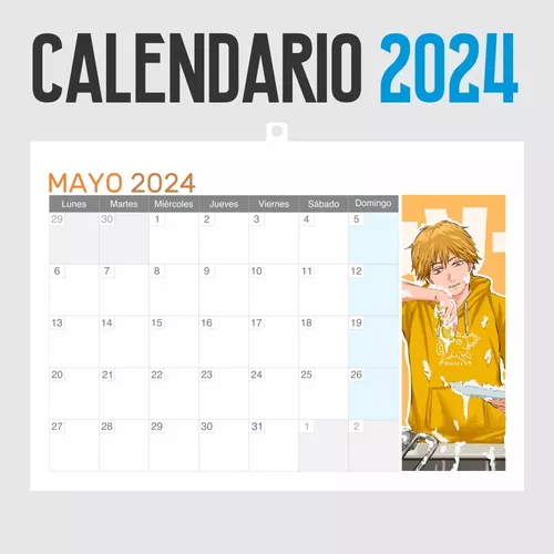 Anime calendário 2023-2024 homem motosserra calendário de mesa pochita  makima power cartoon impressão produtos calendários acessórios de escritório