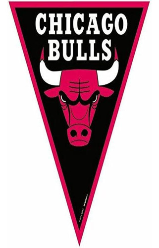 123612 Chicago Bulls Nba Collection Banderín Decoraciã...