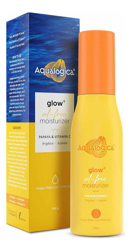 Aqualogica Glow+ - Hidratante Sin Aceite Con Papaya Y Vitami
