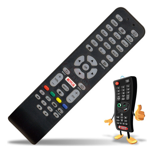 Control Remoto Para Smart Tv Aoc Netflix Le32s5970 Le43s5970