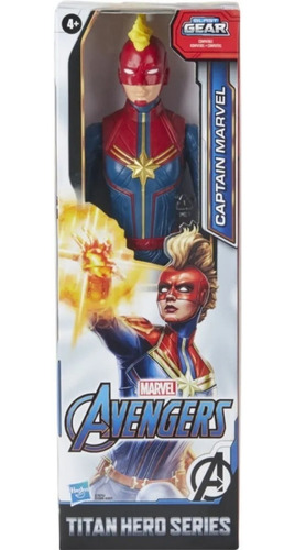 Muñeco Avengers - Titan Capitana Marvel 30 Cm - Hasbro