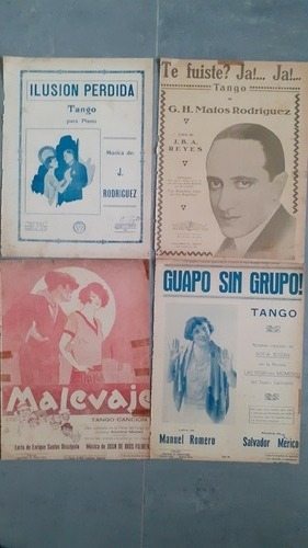 Imagen 2 de 3 de Tango Antiguas Partituras. Lote De 10. 51922.