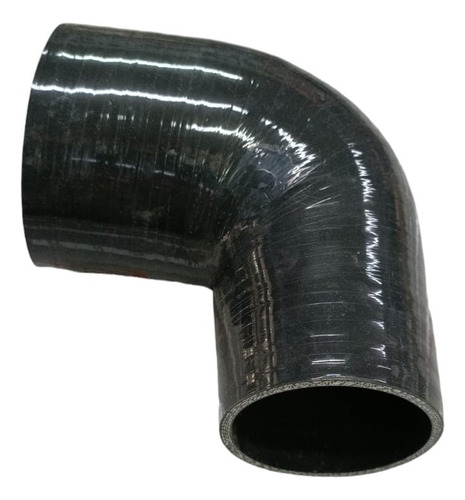 Codo 90° Alta Presión 101mm 76mm Silicona Color Negro