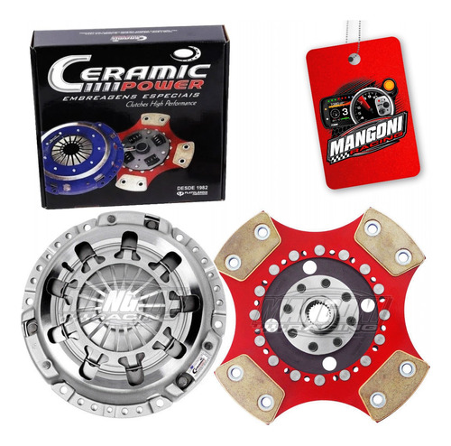 Embreagem Ceramic Power 980lbs Light 4 Pastilhas Sem Molas