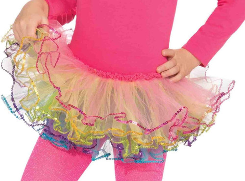 Tutu Para Niña Colores Pastel - Talla Única