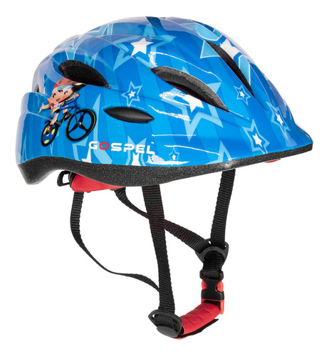 Casco Para Bicicleta Ciclista Talla S Azul Sl705 Gospel