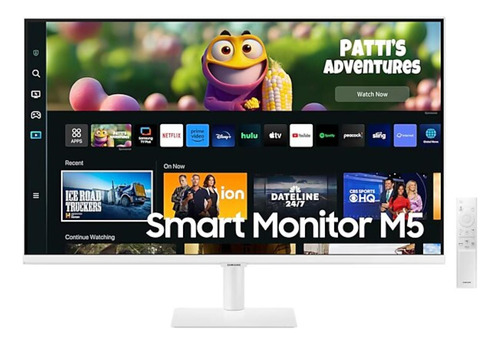Monitor Smart Tv Samsung M5 27  Fhd 4ms Va Wi-fi Hdmi Blanco