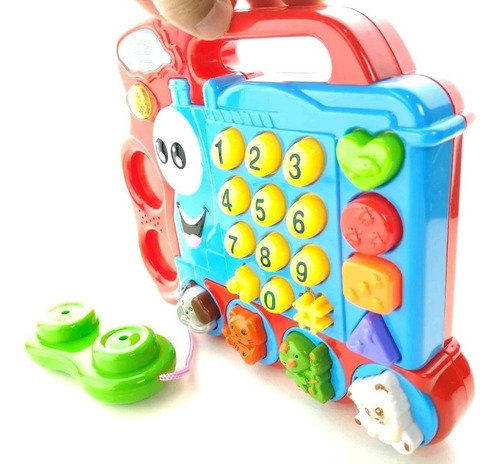 Imagem 3 de 6 de Trenzinho Pedagógico Telefone Didatico P/ Crianças 832714