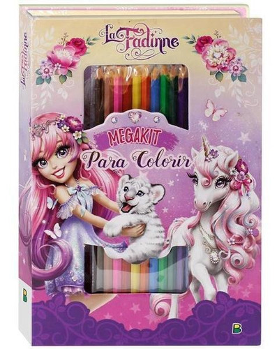 Megakit Para Colorir: La Fadinne, De Ferrinho, Tatiane (© La Fadinne). Editora Brasileitura, Capa Mole Em Português