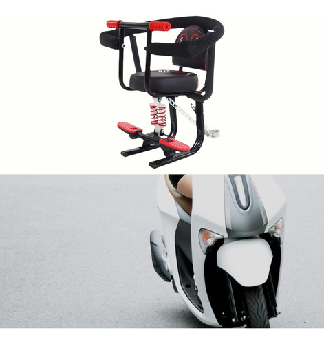 Scooter Con Asiento Ajustable Y Accesorio Para Manillar