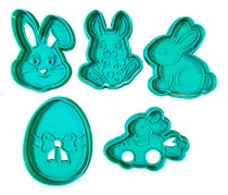 Comprar Cortantes Con Sello Pascuas Cookies, Galletitas, Ballina X5u Verde