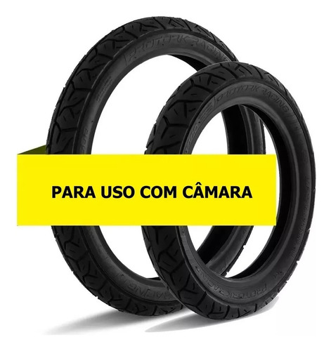 Par Pneu Biz 100/125 Pop 100/110 250-17 + 80/100-14 Pro Tork