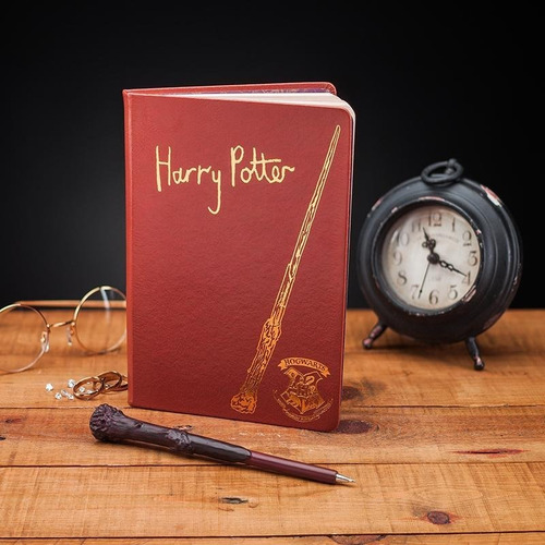 Libreta Con Pluma Harry Potter