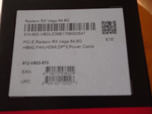 Imagen 9 de 9 de Tarjeta De Video Grafica Msi Amd Radeon Rx Vega 64 8g