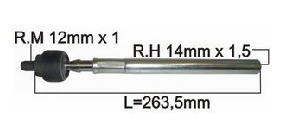 Axial (precap) De Direccion Peugeot 505