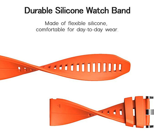 Correas De Banda De Reloj De Silicona Quickfit Para Garmin
