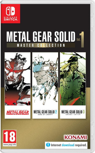 Metal Gear Solid Master Collection Vol 1 Switch