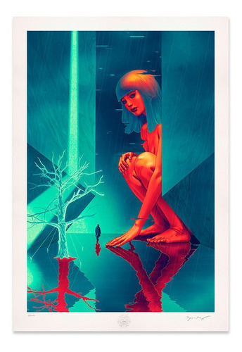 James Jean Arte Único Blade Runner 2049 Poster Holográfico