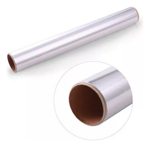 Pack De 2 Pz De Rollo De Papel Aluminio De 20 Metros C/u