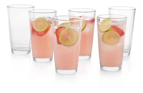 Set 6 Vasos Agua 295 Ml