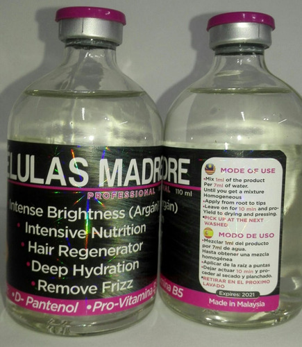Ampolla Células Madre X110ml Para Cabello Seco Envió Gratis
