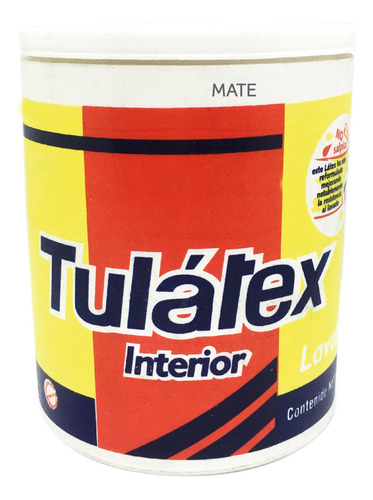 Latex Interior Mate Antihongos Blanco 1lt Texxor 