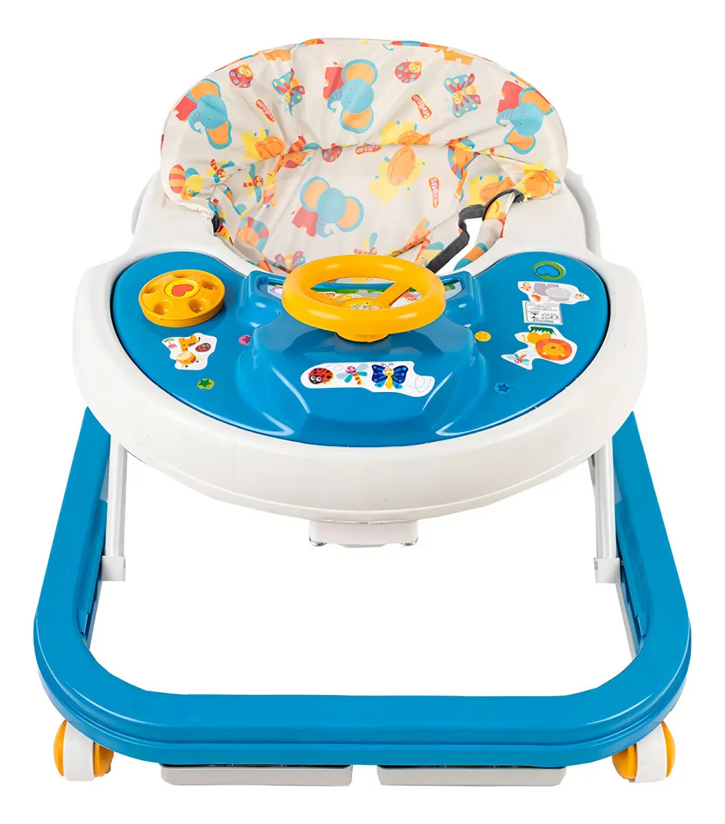 Andador Infantil Bebê Até 12kg Azul Styll Baby