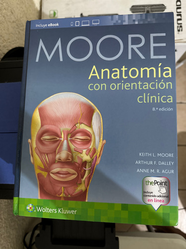 Libro De Anatomía De Moore (Usado)