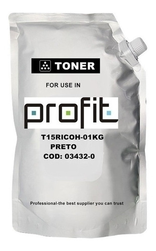 Refil De Toner Universal P/ Ricoh Sp C430 C440 Black