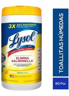 Bote Jumbo Toallitas Desinfectantes Lysol Antibacterial