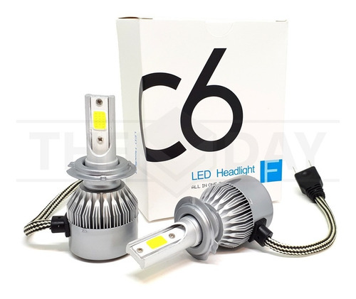 Imagem 5 de 10 de Kit Lâmpadas Hyundai I30 2012 Super Led 6000k 7200 Lumens C6