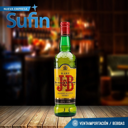 Whisky J&b Jyb Rare Justerini & Brooks Blended Scotch 750ml