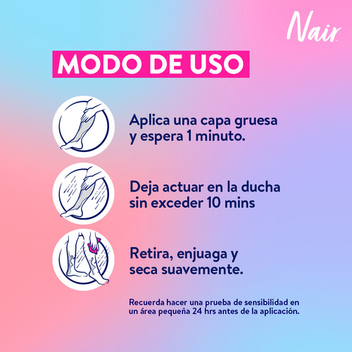 Nair Crema Depilatoria Ducha Nourish 368 G Piel Suave