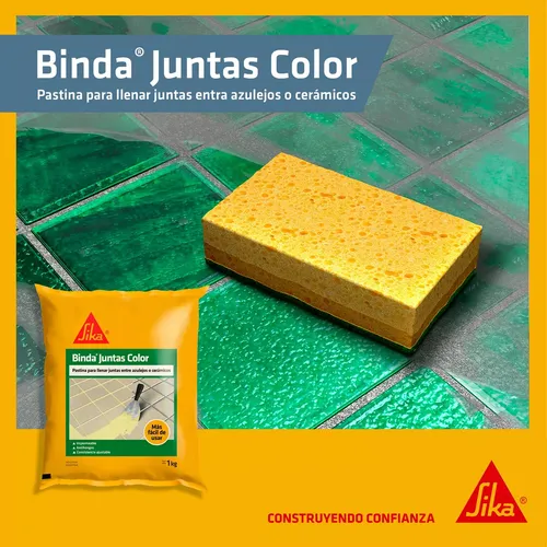 Pastina Binda Juntas Sika Colores Negro 1 Kg. Ufa