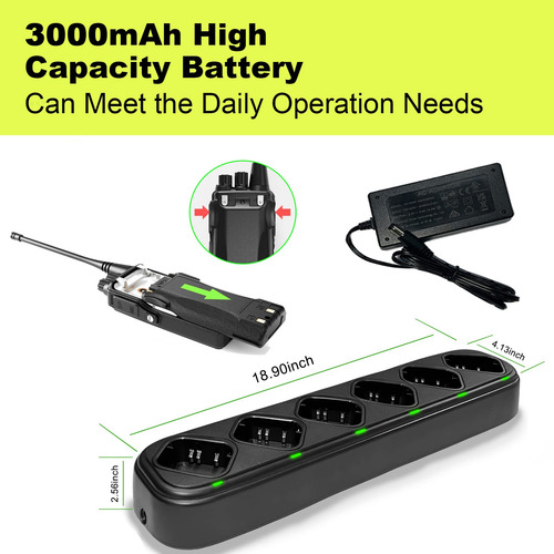 Walkie Talkies Recargables 3000 Mah Bidireccionales Premium