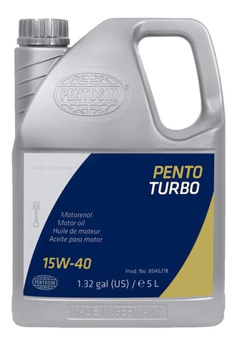 Aceite Motor Pentosin Pentoturbo 15w40 Sintétic 5l