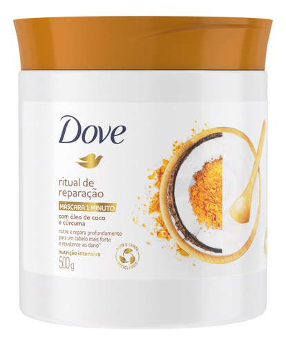 Máscara De Tratamento Dove Ritual de Reparação 1 Minuto 500g