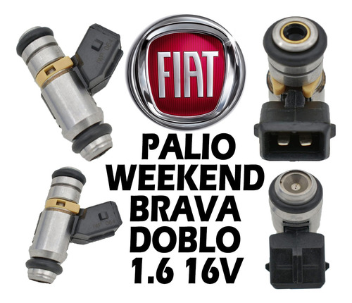 Inyector Gasolina Fiat Palio Weekend Brava Doblo 1.6 16v
