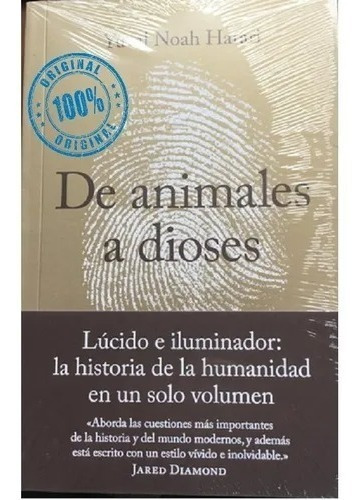 Libro De Animales A Dioses Yuval Noah Harari Original Nuevo