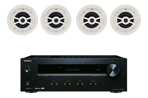 Kit Amplificador Onkyo Tx8220 Y 4 Bocinas Wharfedale C170