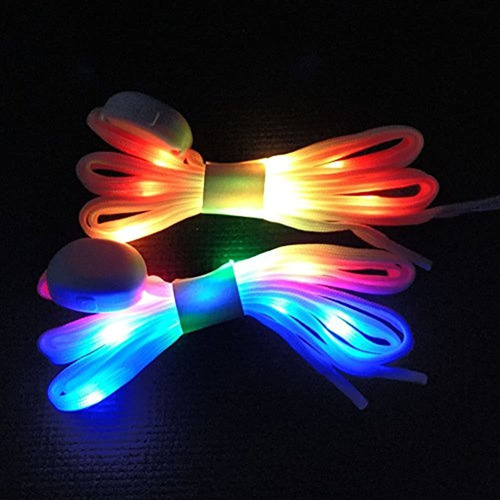 Imagen 4 de 5 de Madecomfy Cordones De Zapatos Led Cordones Iluminados 3 Modo